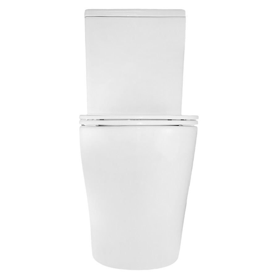 Унитаз-компакт Azario Margo 390х670х880 безободковый, слив Торнадо, с быстросъемным сиденьем микролифт AZ-2125-UQ1