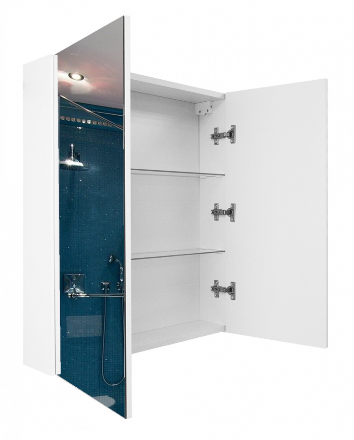 Loranto Аврора шкаф-зеркало 60 см белый CS00085750