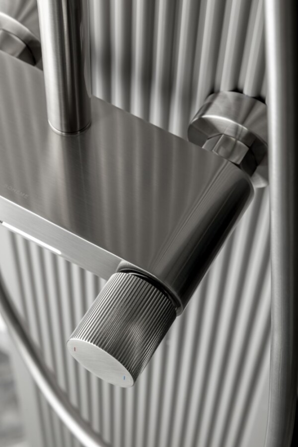 Душевая система с изливом Boheme Stick ручка Linea Nikel Brush 128-NB.3