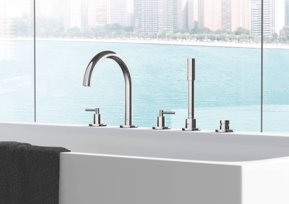 Grohe Atrio New 19922003 смеситель на борт ванны хром