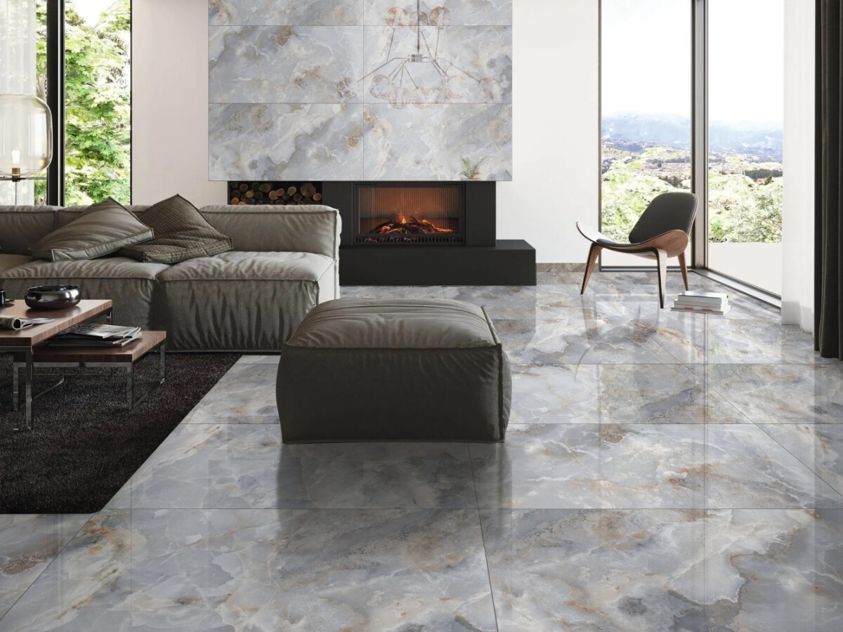 Керамогранит 7930138702510 Eurotile Simion Sky Glossy 60x120