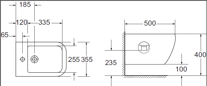 Биде подвесное BelBagno ALPINA BB10100BH