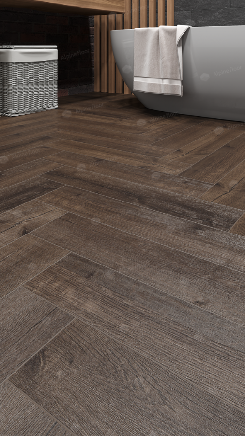 Alpine Floor Parquet Light SPC ламинат Дуб Альферац ECO 13-22AB-R 600 х 125 х 4мм