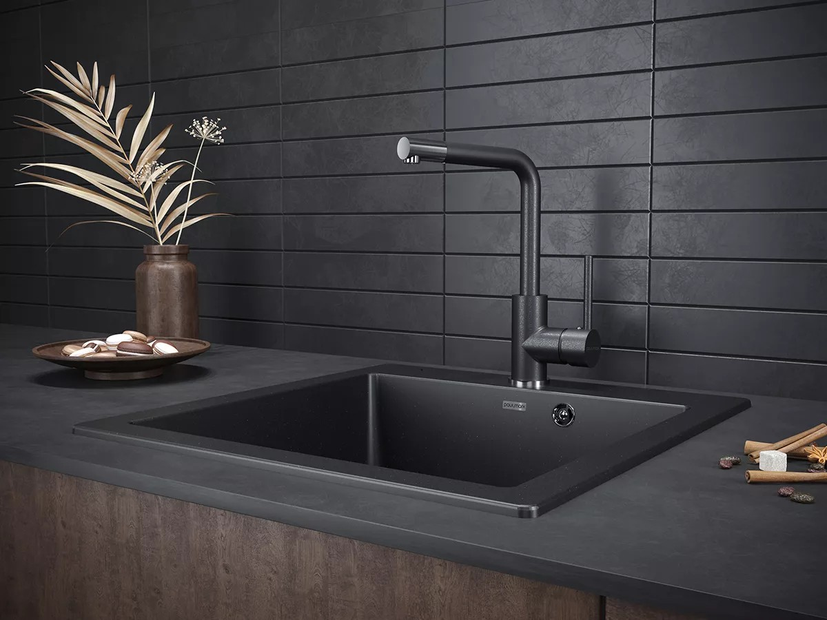 Смеситель для кухни с поворотным аэратором Honner Ho212018-418