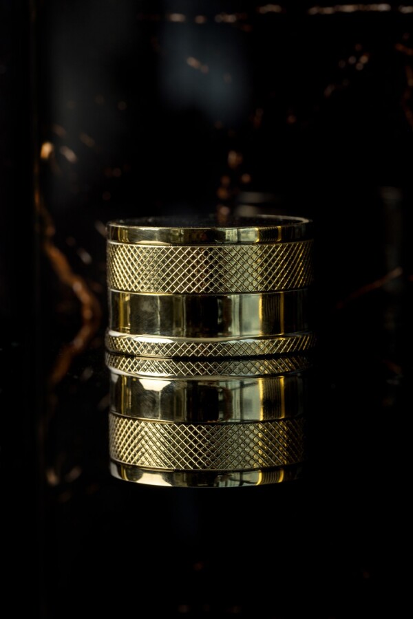 Смеситель для раковины Boheme Prestige Gold на 3 отв. 152-G-PR