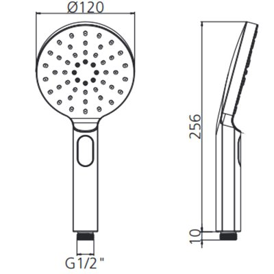 Gerhans K40 душевая лейка K40104