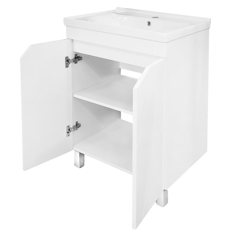 Комплект Тумба Loranto Оптимум 70 700х470х825 напольная, с раковиной Monte NEO 70, белый CS00106209