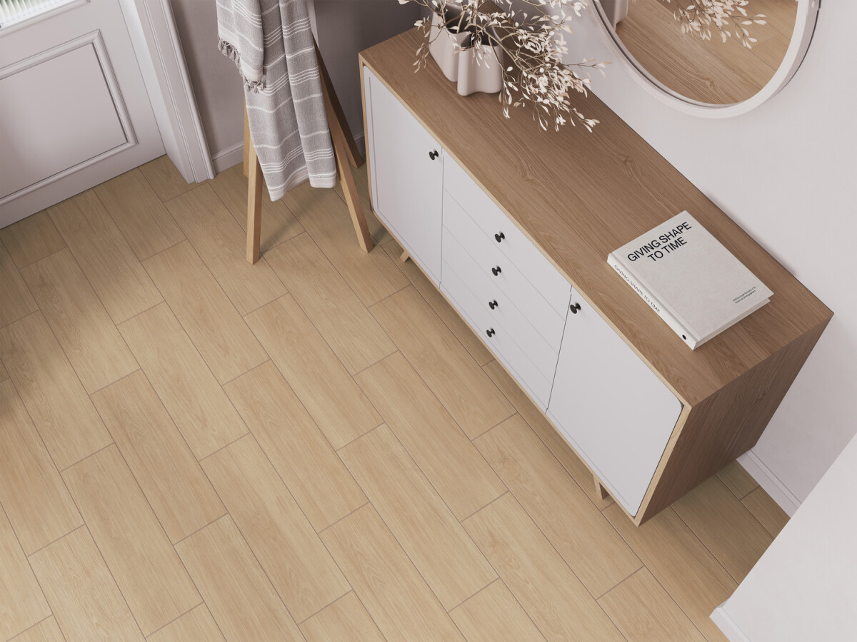 Керамогранит Cersanit Amberwood светло-бежевый рельеф 18,5x59,8 A17902