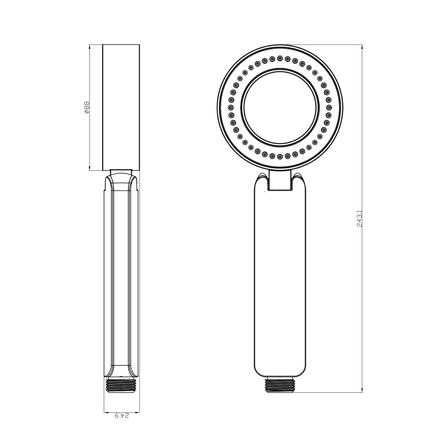 Lemark душевая лейка LM8115C