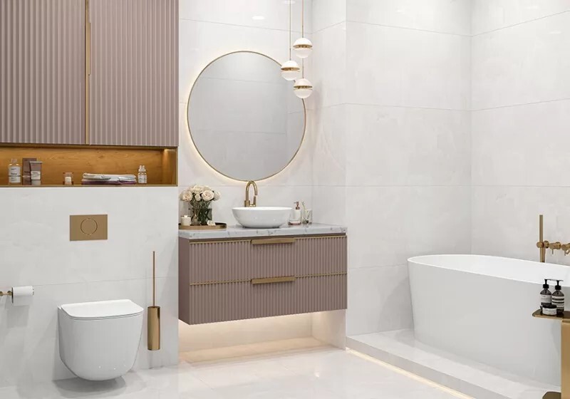 Керамогранит 60120ICO02P LCM Ice Onyx Rosy Полированный 600 x 1200 x 7 мм.