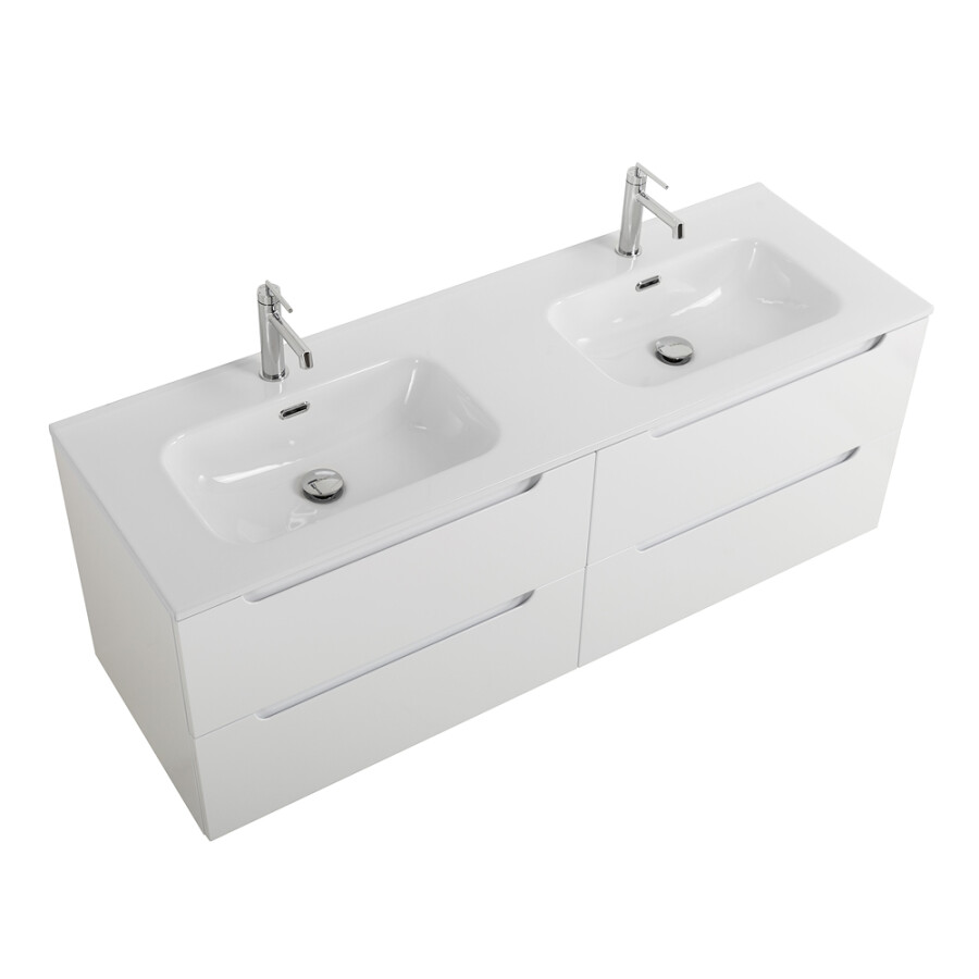 BelBagno ETNA-1400-4C-SO-2-BL Тумба с раковиной BB1400-2-ETL Bianco Lucido