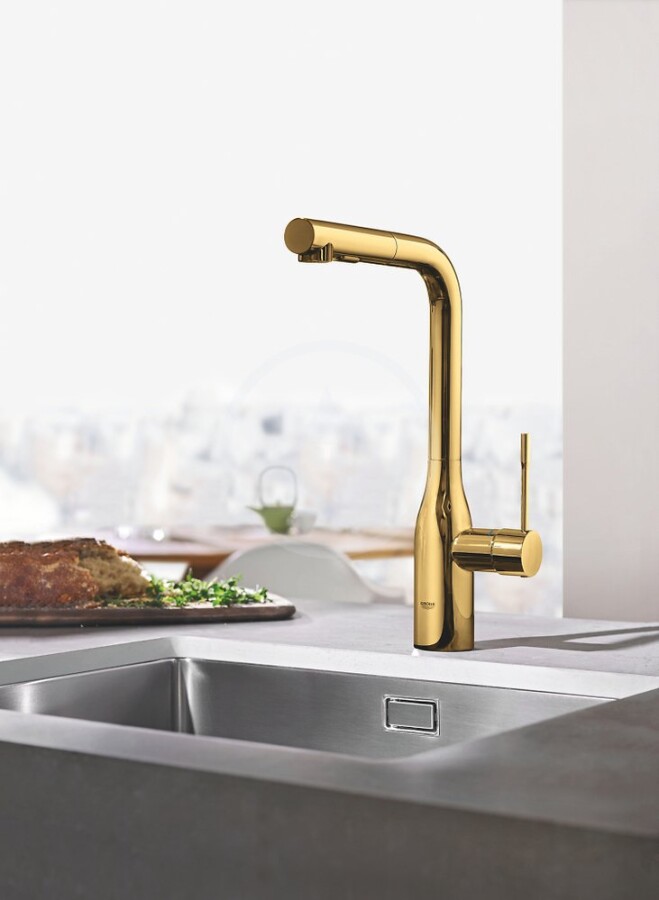 Grohe Essence New 30270GN0 смеситель для кухни холодный рассвет матовый