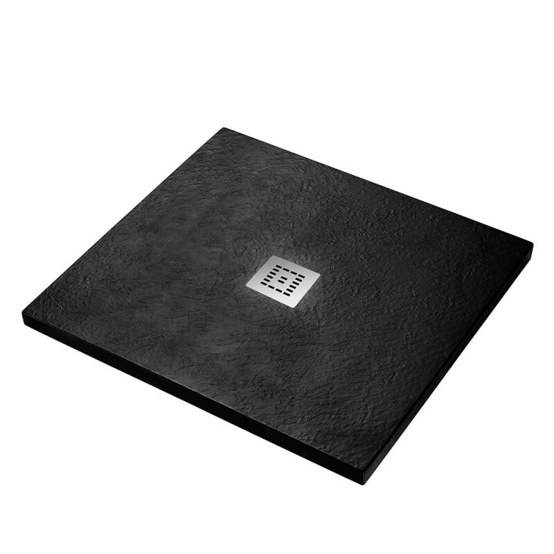 Поддон из искусственного мрамора Belbagno TRAY-MR-UNO-A-90-35-NERO-CR