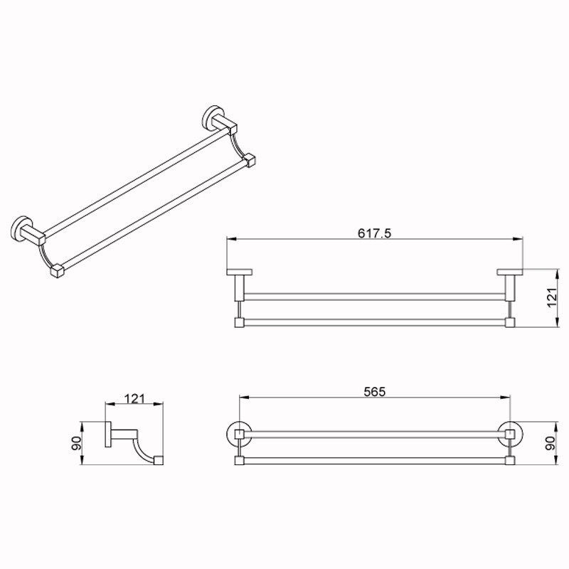 Azario Nessy полотенцедержатель AZ-73102