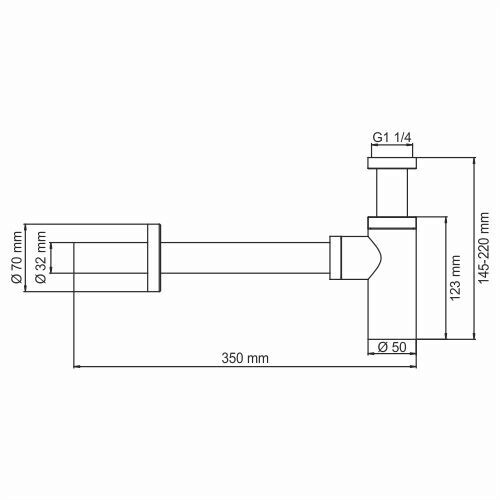 Сифон для раковины Grocenberg GB210BR Бронза