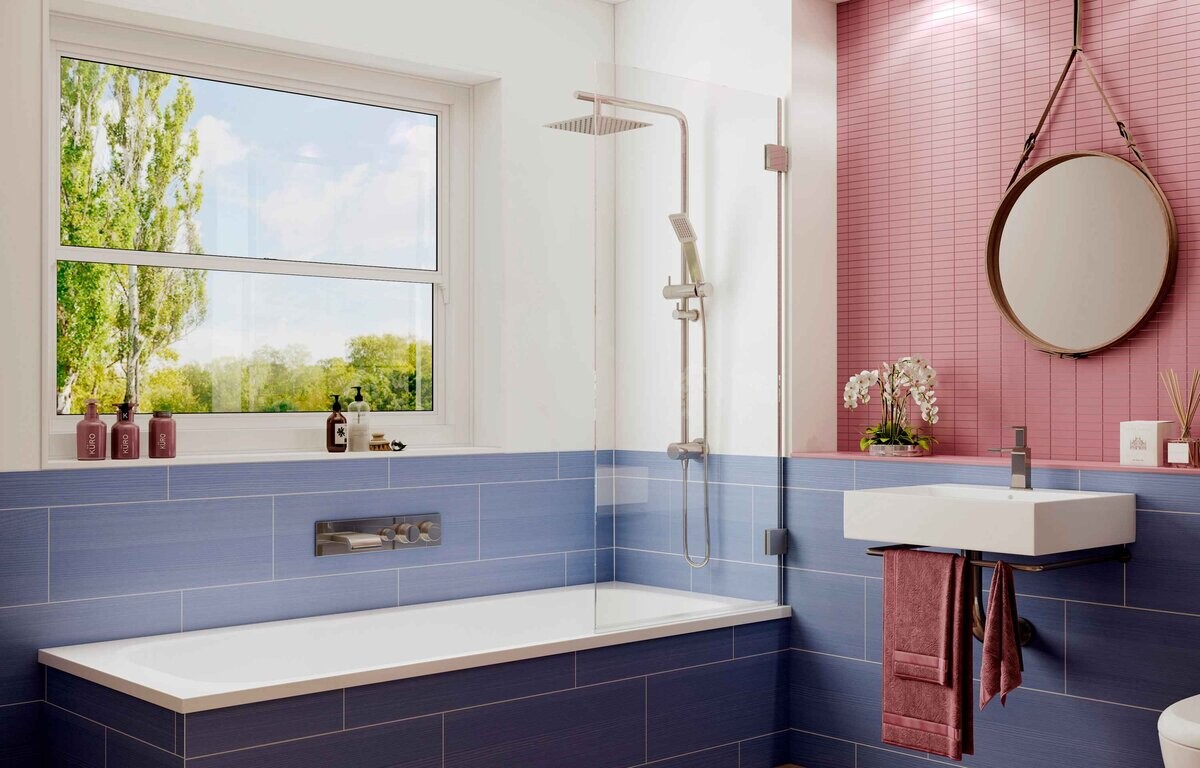 Шторка для ванны Ambassador Bath Screens 16041101 (70х140) хром,стекло прозрачное,распашная,1 место