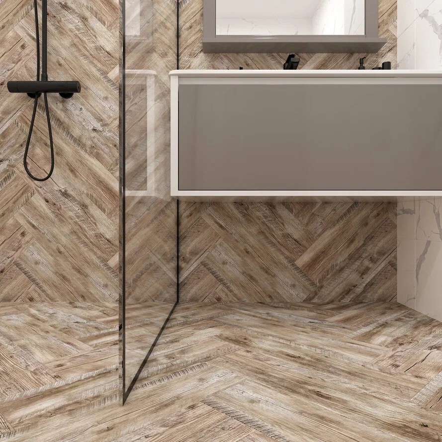 Керамогранит Eurotile Oak Yalta GP Mix 14,7x59,4