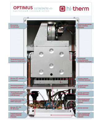 Hi-Therm Optimus газовый котел 36 кВт