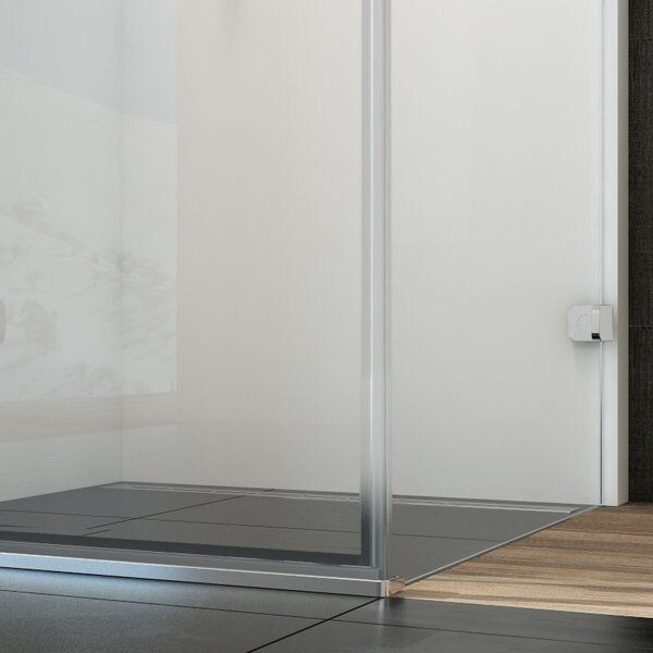 Ravak Brilliant Душевая дверь BSD2-100 B-L, левая, блестящий профиль, прозрачное стекло 0ULABA00Z1