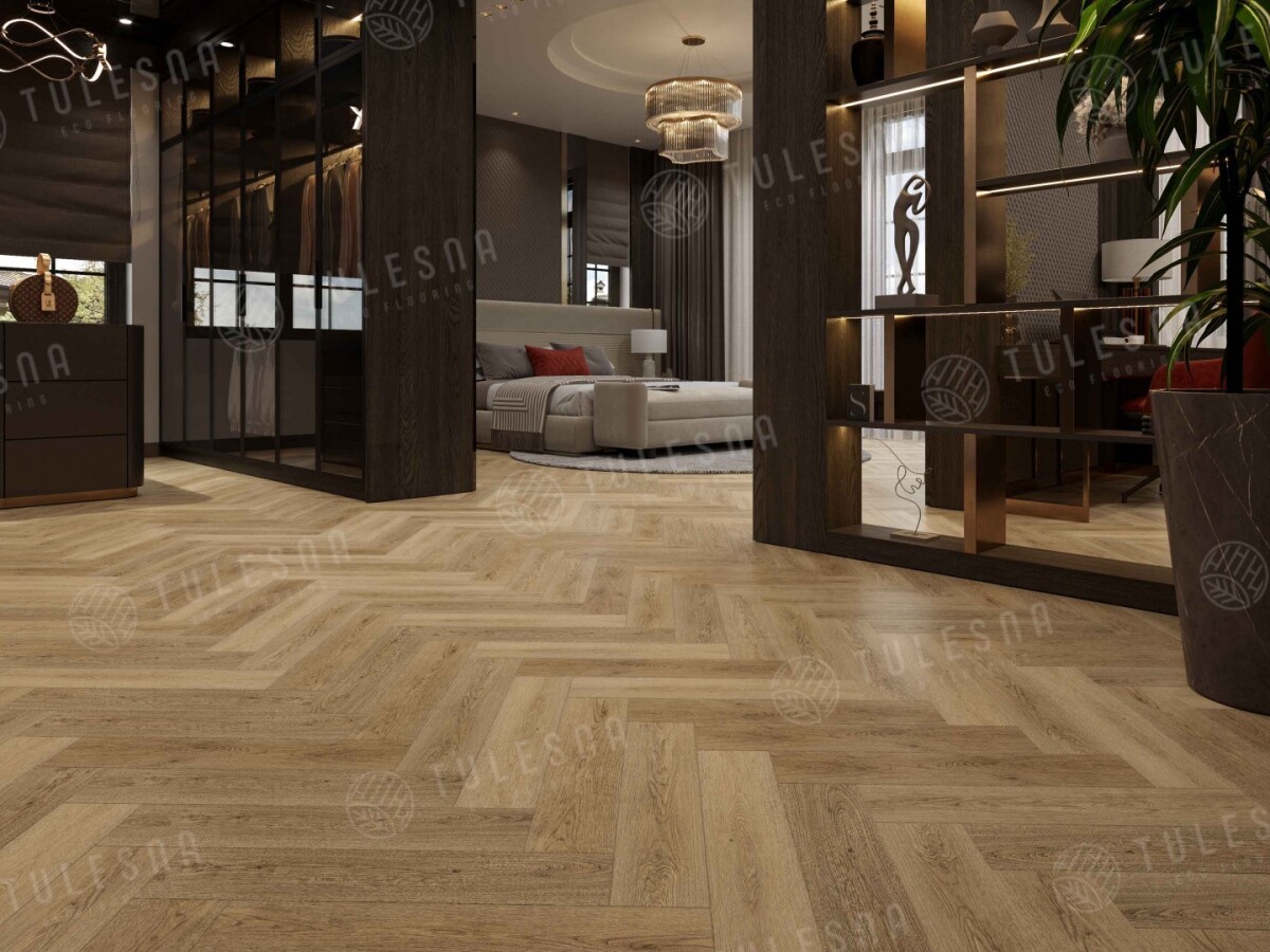 Alpine Floor Tulesna Art Parquet SPC ламинат Stella 1005-2AB 600х125х4 mm