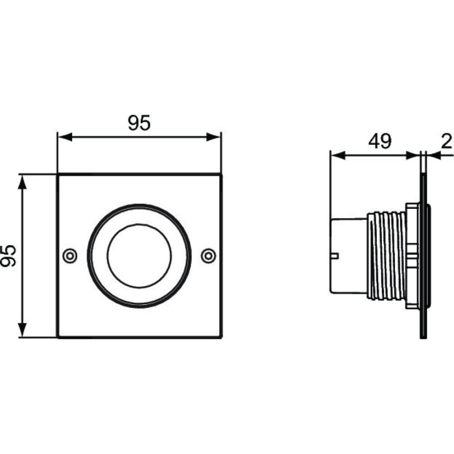 Ideal Standard антивандальная панель смыва R0135MY