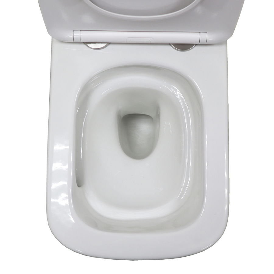 Azario LEGENDA унитаз подвесной безободковый с сиденьем микролифт и смывом Tornado AZ-2305AS