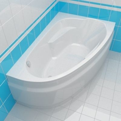 Cersanit Joanna 150*95 ванна акриловая асимметричная R 63337