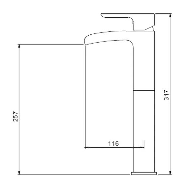 Смеситель для раковины Gappo G1048-31