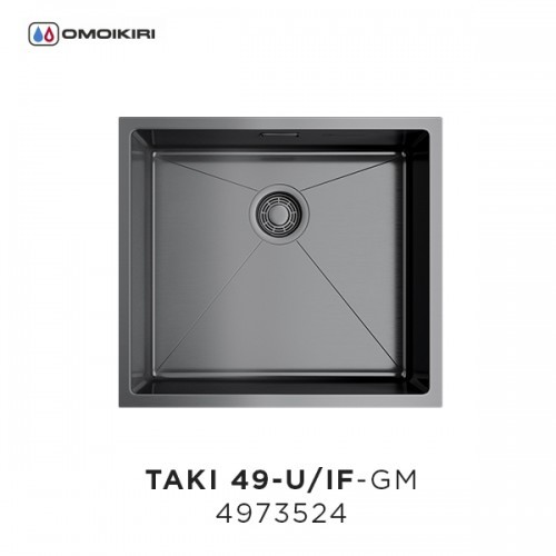 Omoikiri Taki 49-U/IF-IN 4973045 кухонная мойка нержавеющая сталь 44x49 см