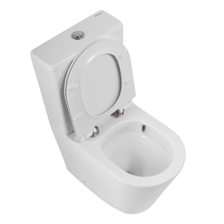 Унитаз-компакт безободковый BelBagno FLAY-TOR BB2149CP-TOR BB2149T