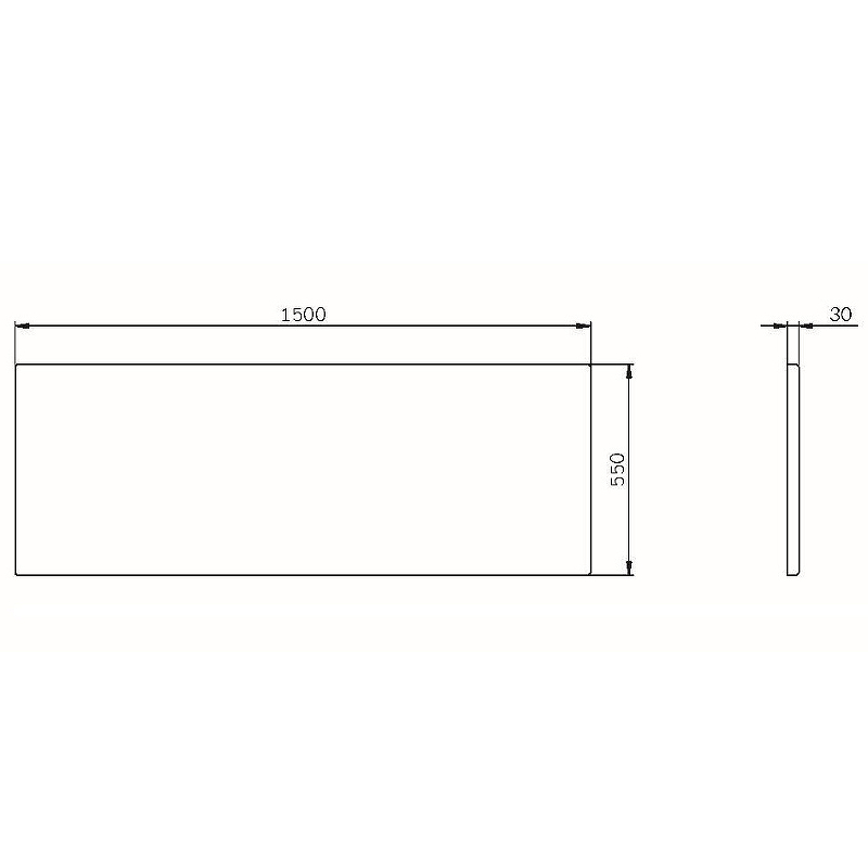 Am.Pm Func панель для ванны 150 W84A-150-070W-P