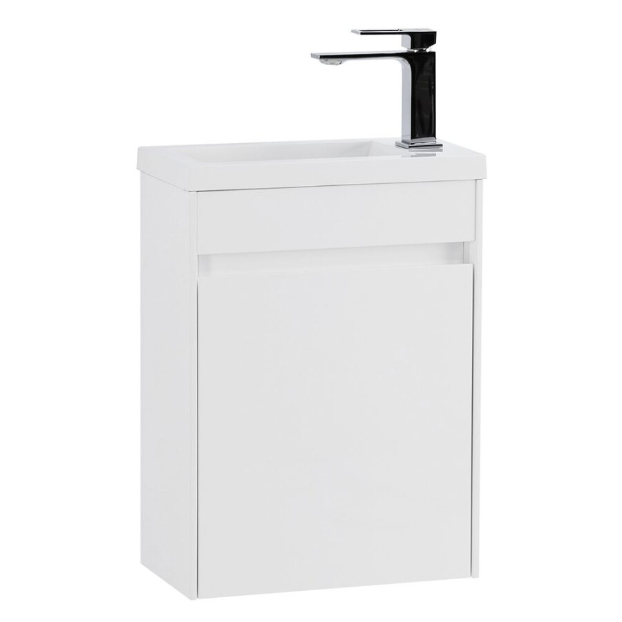 BelBagno PIETRA MINI-400-1A-SO-BL-L тумба с раковиной BB-400-PM-LVB подвесная