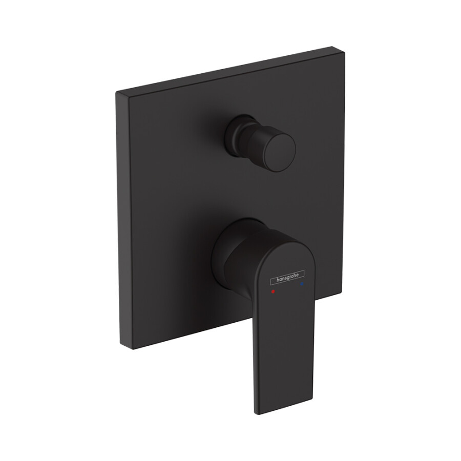 Hansgrohe 71468670S Set HG Vernis Shape смеситель для ванны скрытый монтаж матовый черный (71468670+01800180)