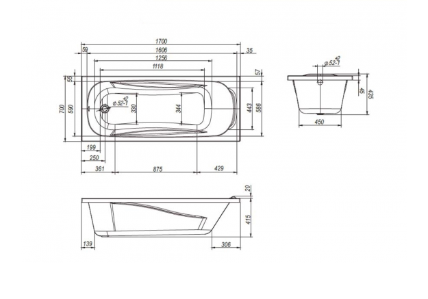 Loranto Arctica 150*70 ванна акриловая с каркасом и экраном CS00025375