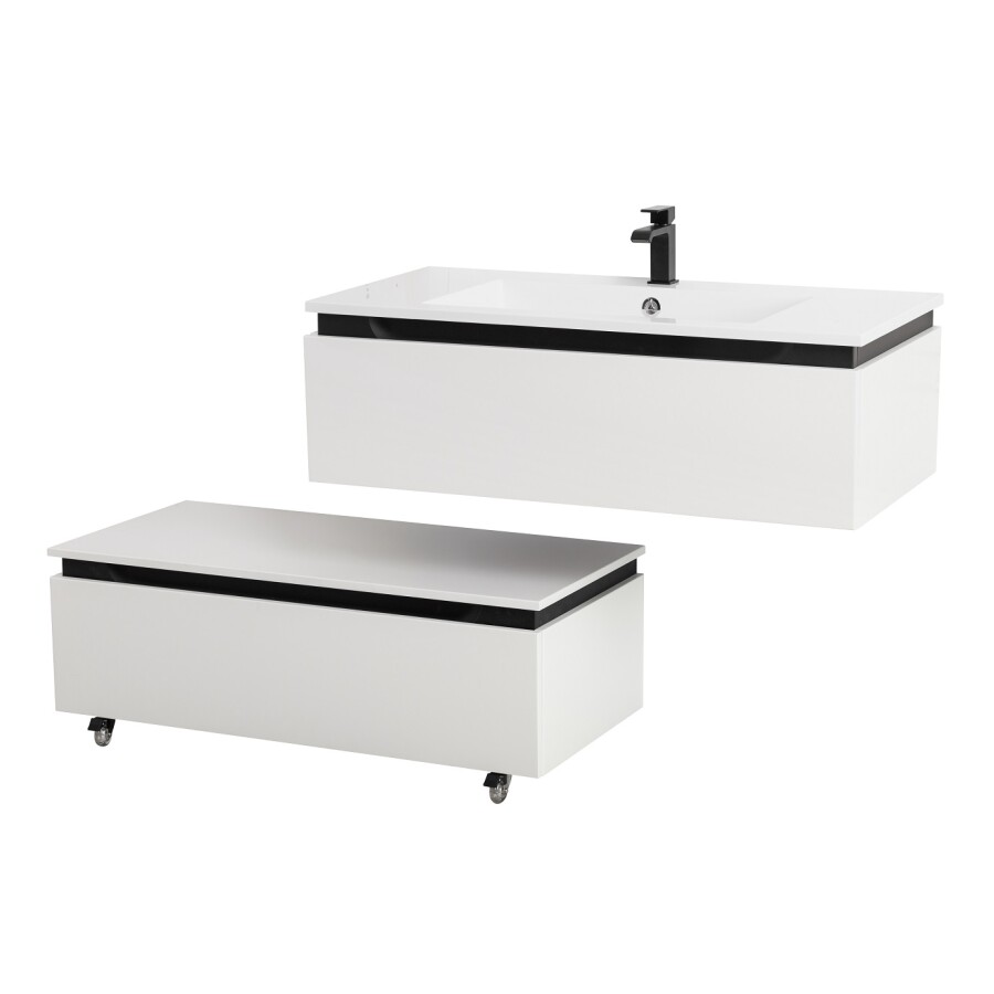 CEZARES SLIDER-1000-1C-PI-BO Тумба нижняя с одним выкатным ящиком 800x480x315