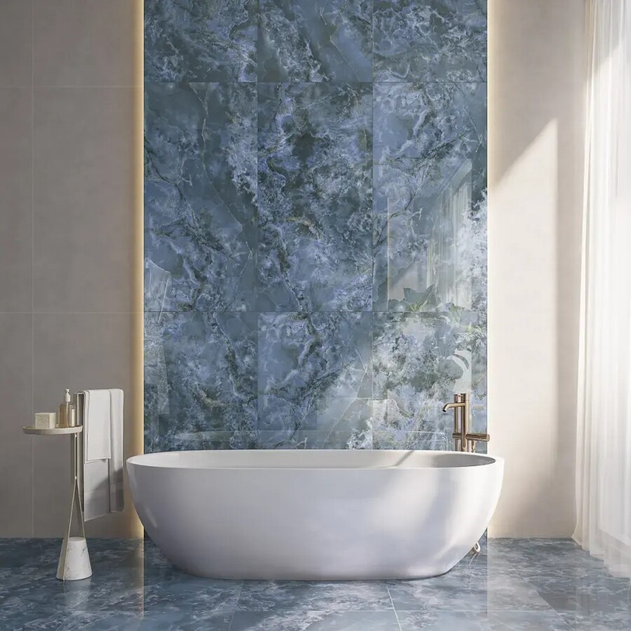 Керамическая плитка Kerama Marazzi Прованс Сен-Тропе Синий лаппатированный обрезной 60x60x0,9 KM6060G0752R