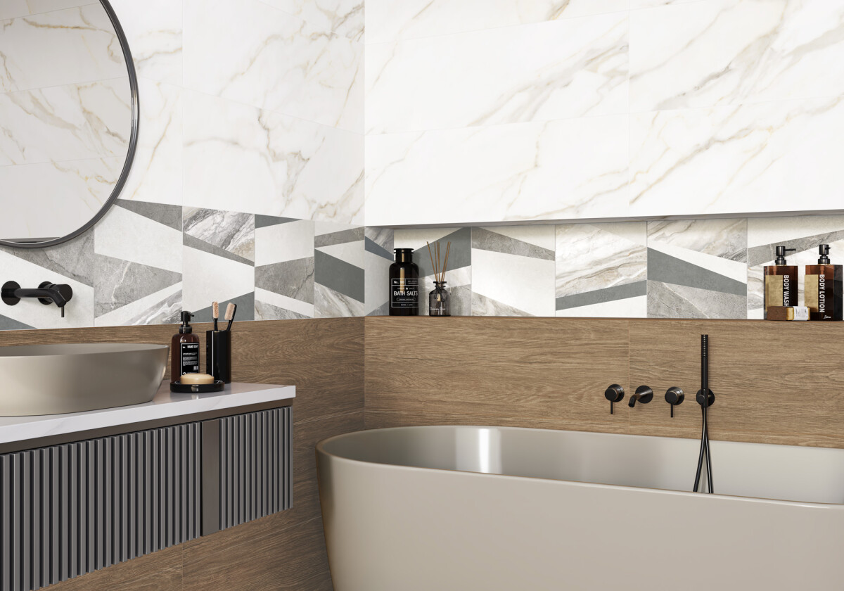 Alma Ceramica Антурин / Anturin Керамическая плитка настенная 300 x 900 x 8.5 TWU3090ATU04R