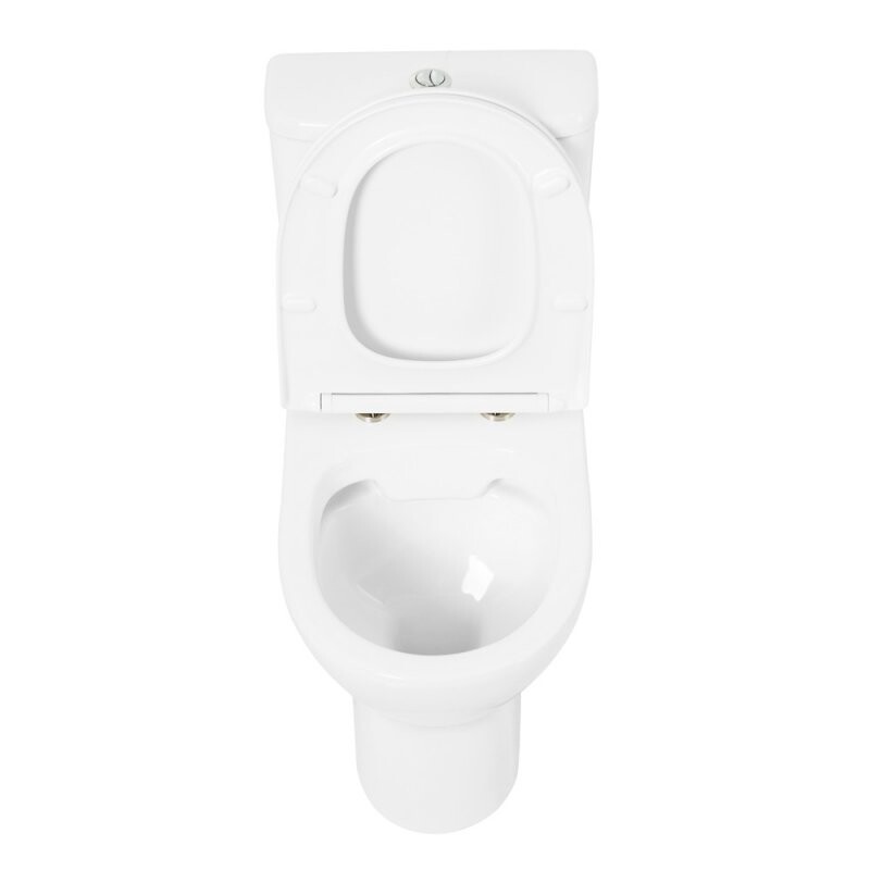 Унитаз-компакт безободковый с сиденьем BelBagno ENERGIA BB8134CPR/SC BB8134T
