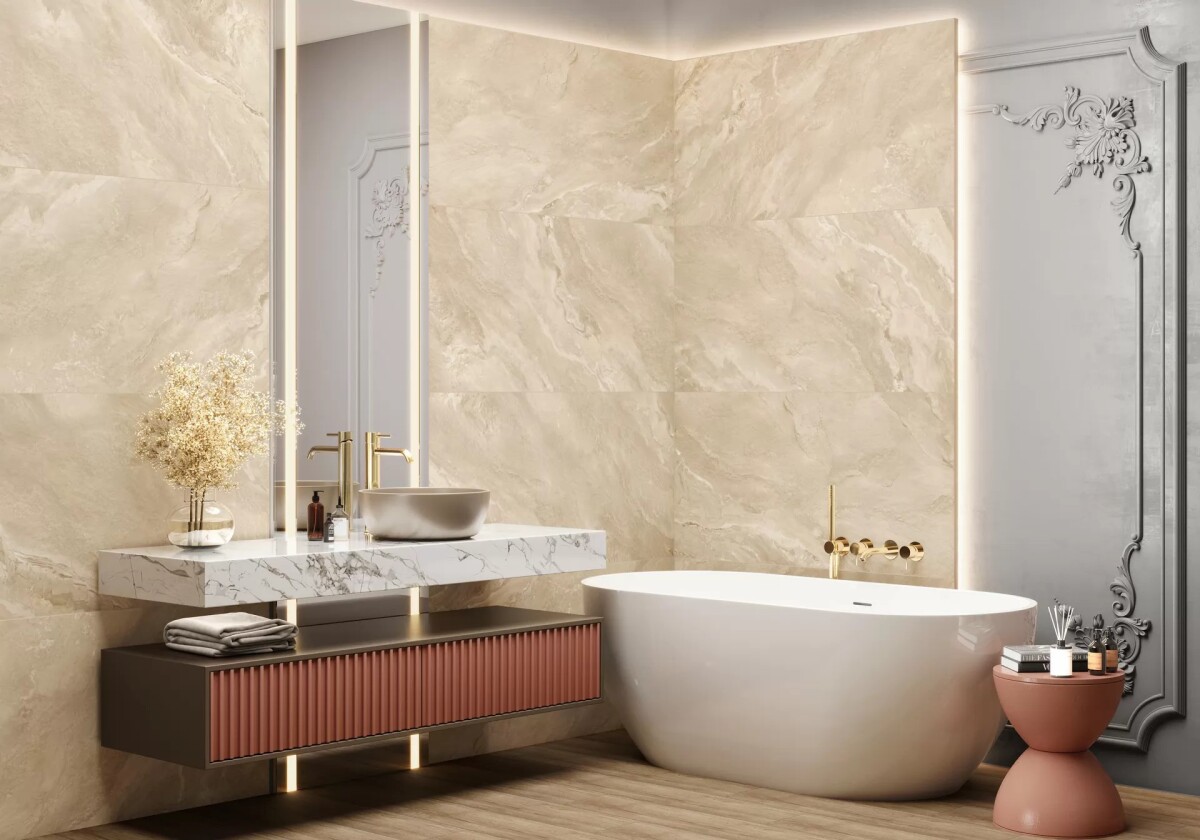 Керамогранит 60120RGE11M LCM Argenta Beige Матовый Карвинг 600 x 1200 x 7 мм.