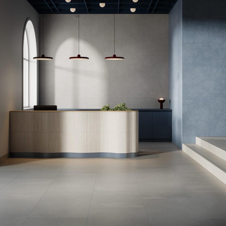 Керамический гранит Kerama Marazzi Прованс Пунтум серый матовый обрезной 60x60x0,8 KM6060G1211R8