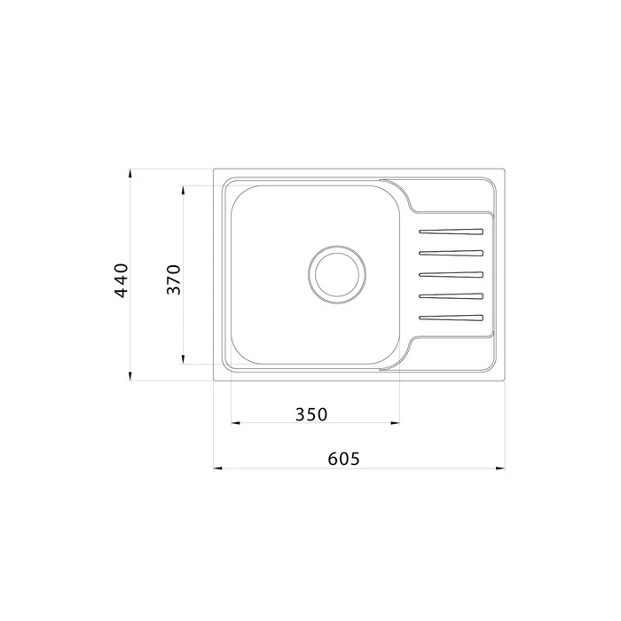 Iddis Sound мойка кухонная врезная SND60SDi77