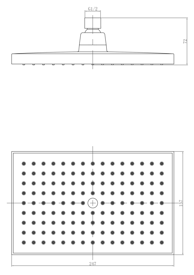 Lemark душевая лейка LM8039C