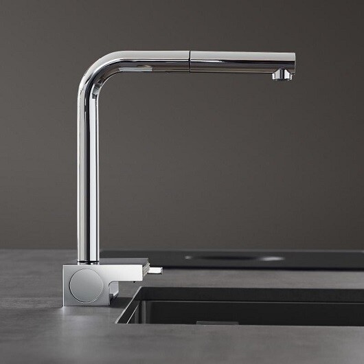 Hansgrohe Aquno Select M81 Смеситель для кухни 250 с вытяжным душем хром 73836000