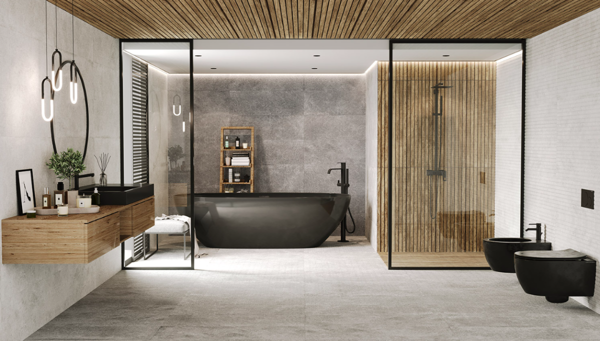 Керамогранит Eurotile Verbier Dark 533 VRH2GY 120х60