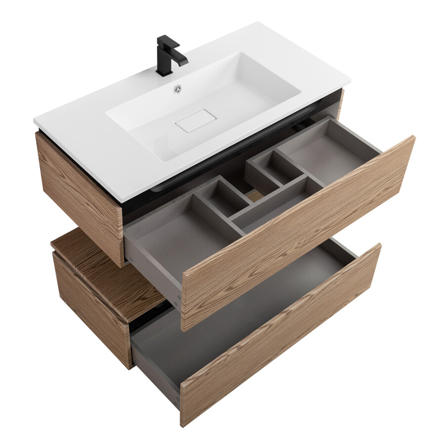 CEZARES SLIDER-1000-1C-PI-RT-P Тумба нижняя с одним выкатным ящиком 800x480x315