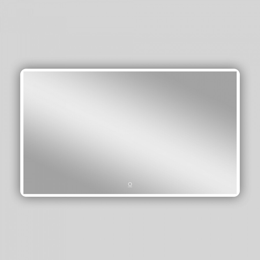 Azario зеркало 120х70 подсветка, сенсорный выключатель с функцией диммера, подогрев AZ-Z-063WHCS