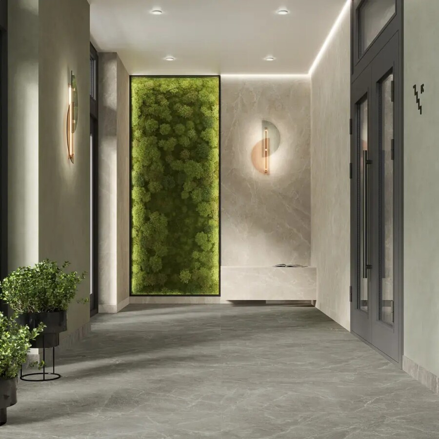 Керамический гранит Kerama Marazzi Прованс Эстерель серый светлый матовый обрезной 60x60x0,9 KM6060G0501R
