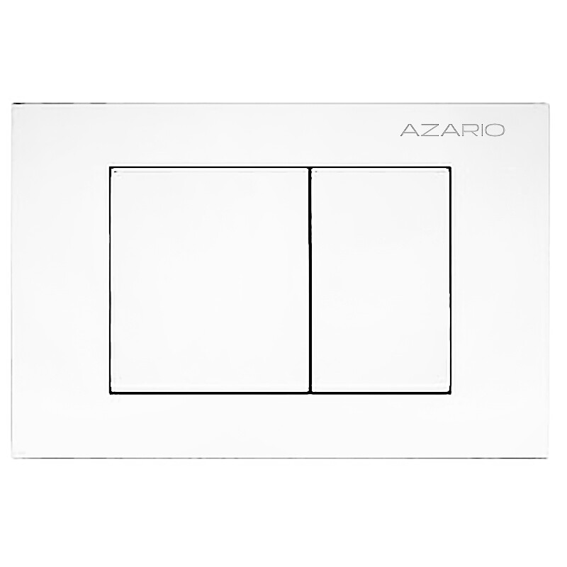 Кнопка смыва AZARIO NEW-TS механическая, ABS пластик, белый AZ-ABS-001-W