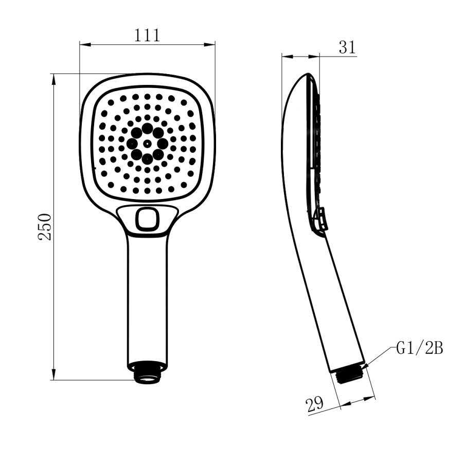 Lemark душевая лейка LM1014C