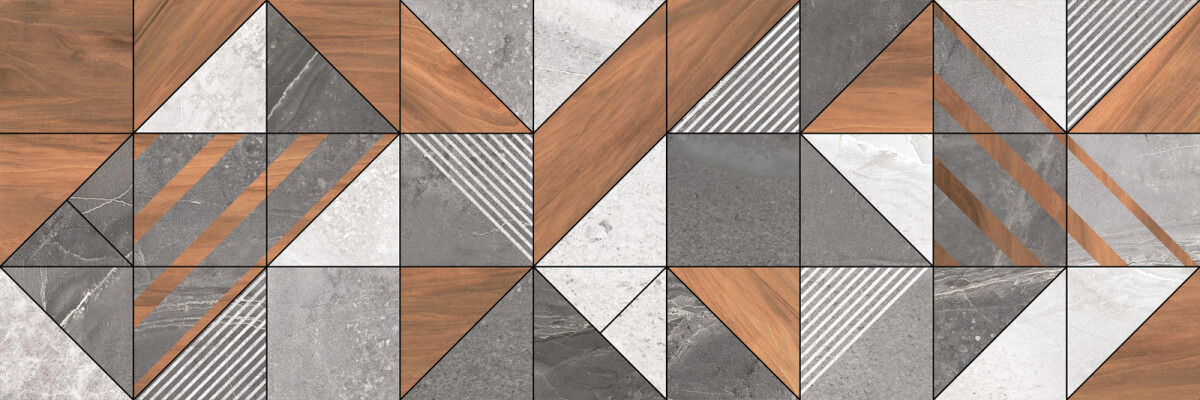Delacora Kioto Triangle Керамическая плитка настенная 300 x 900 x 10.5 WT93KIT55